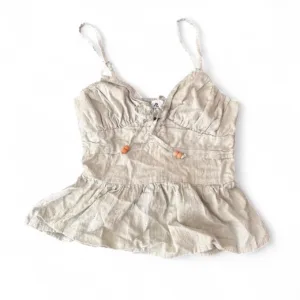 Women's Green and Cream Blouse