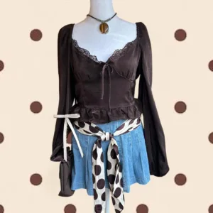 Women's Brown Blouse