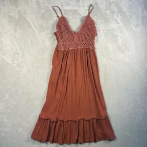 Women's Brown Casual-dresses