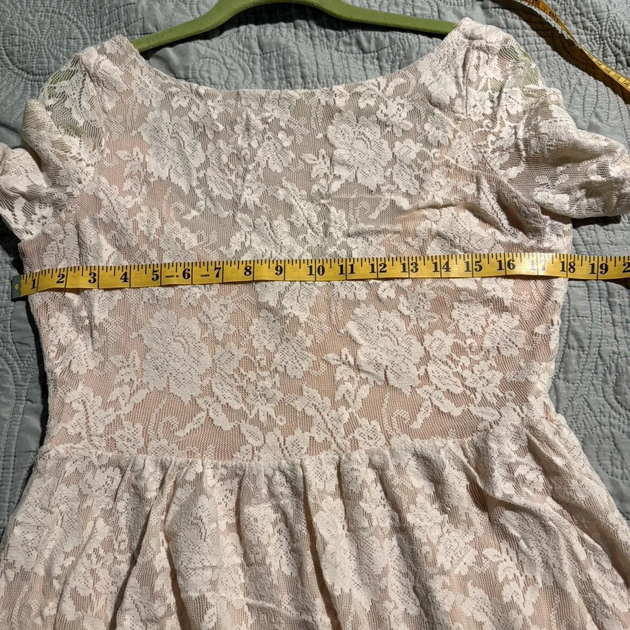 Zara Women's Pink and Cream Casual-dresses - Image 4