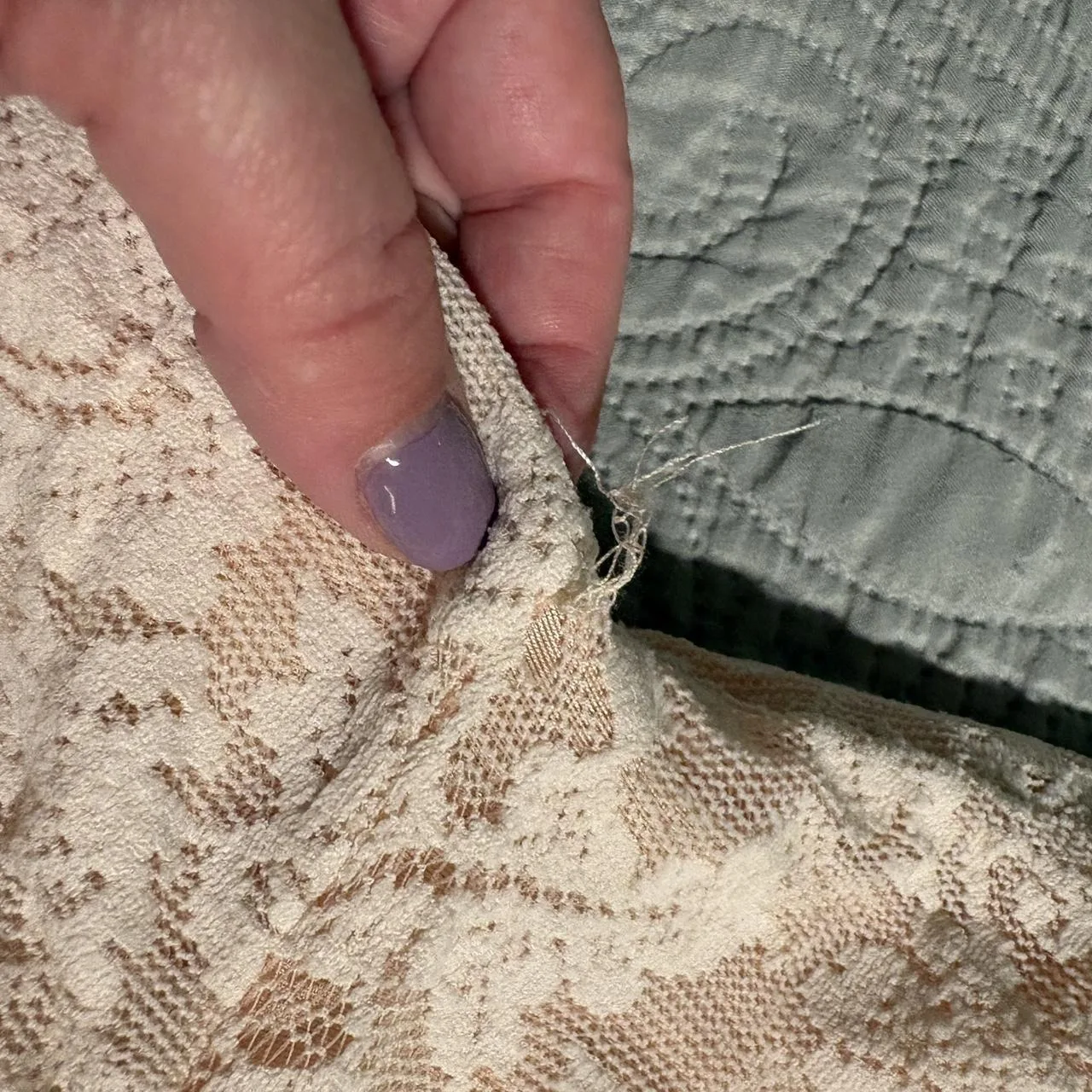 Zara Women's Pink and Cream Casual-dresses - Image 7