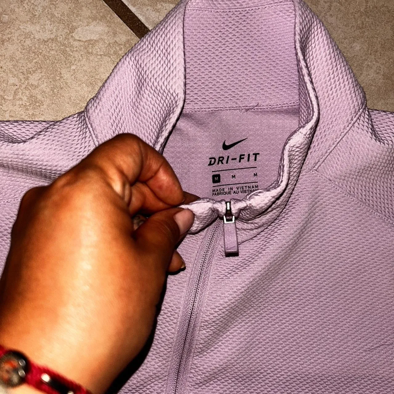 Nike Women's Pink and Purple Jacket - Image 3