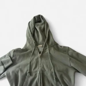 Brandy Melville Women's Green and Khaki Jacket