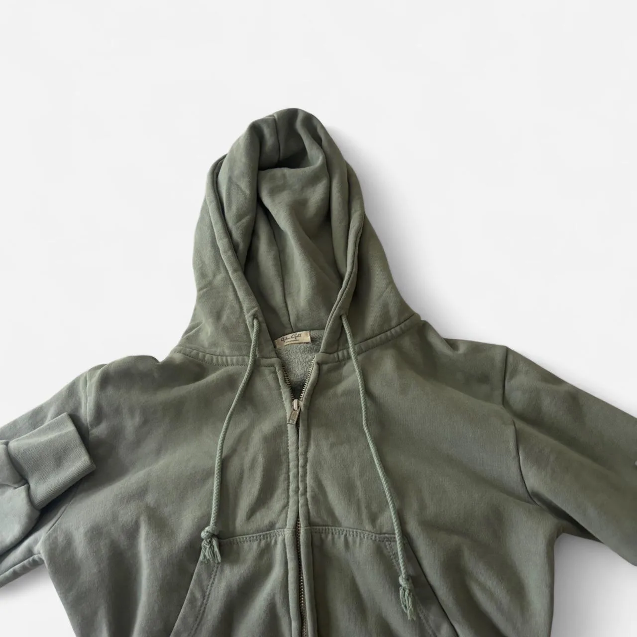 Brandy Melville Women's Green and Khaki Jacket
