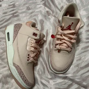 Jordan Women's Pink and Cream Trainers