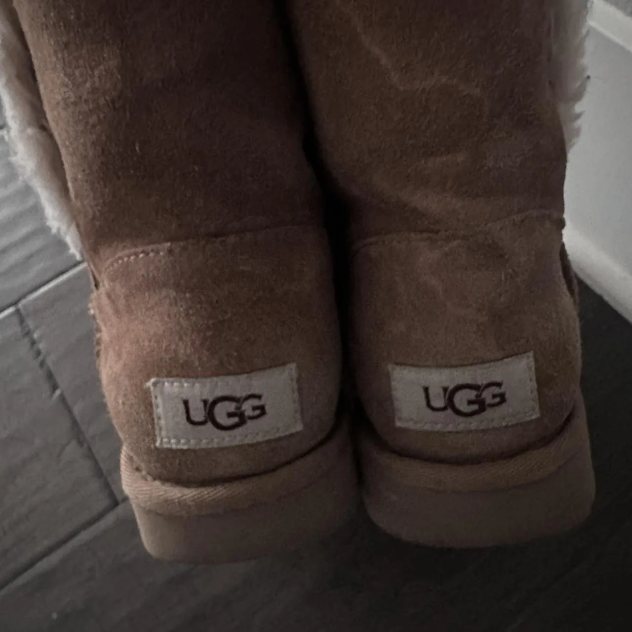 UGG Women's Brown and Tan Boots - Image 3