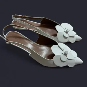 Anthropologie Women's White and Cream Footwear