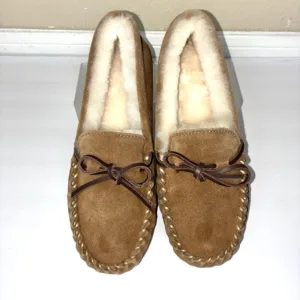 Women's Brown and Tan Loafers