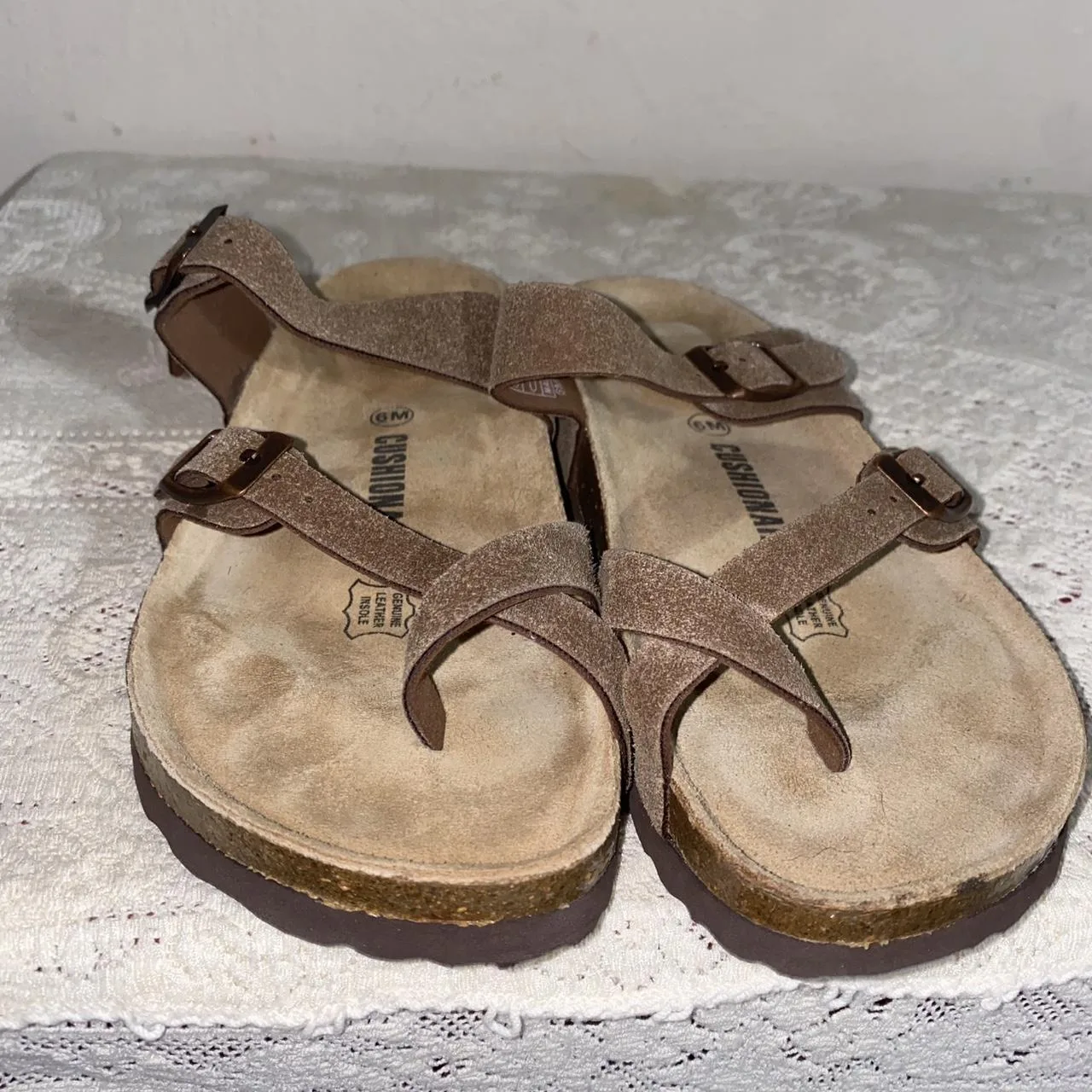 Women's Brown and Tan Sandals - Image 8
