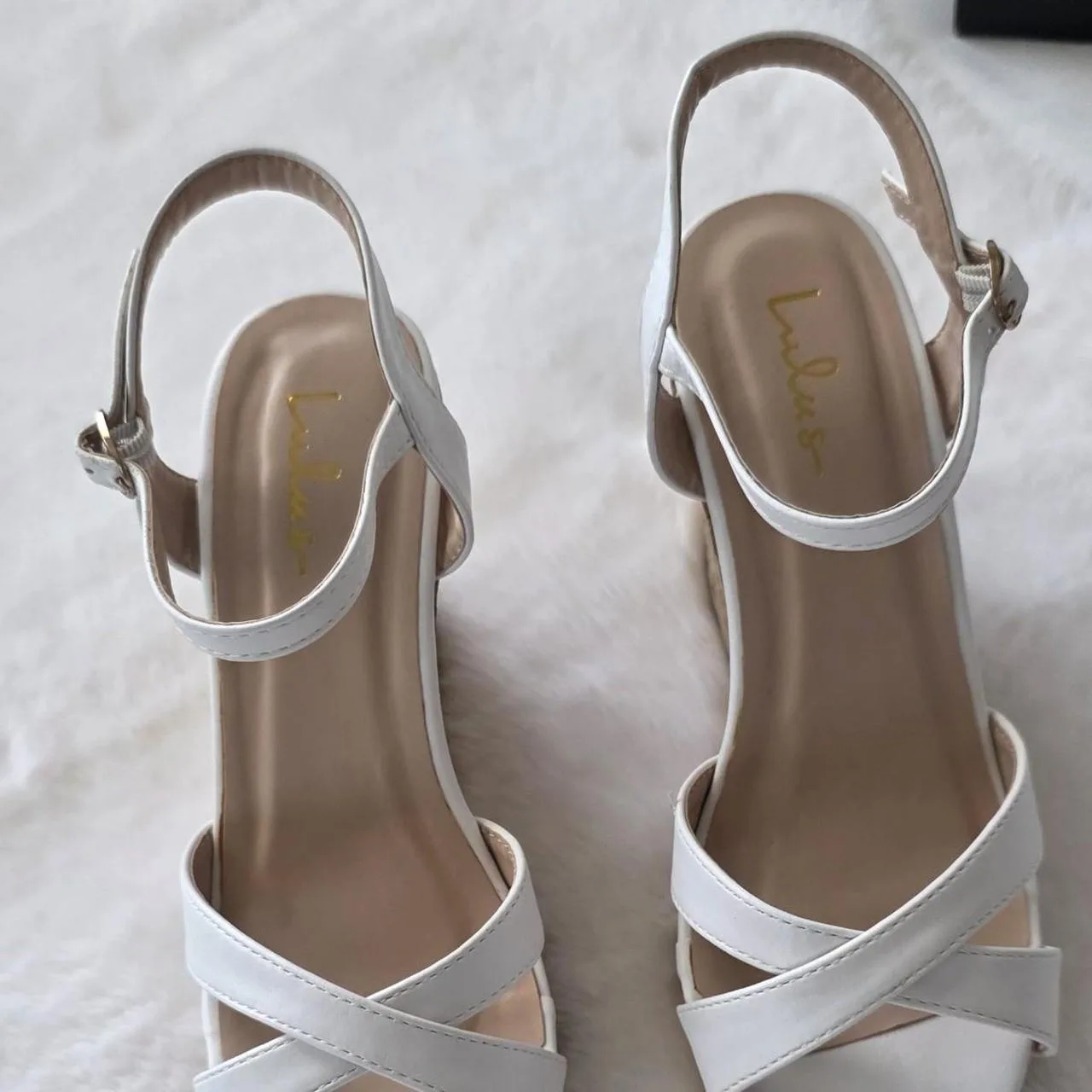 Lulus Women's White and Tan Footwear - Image 6