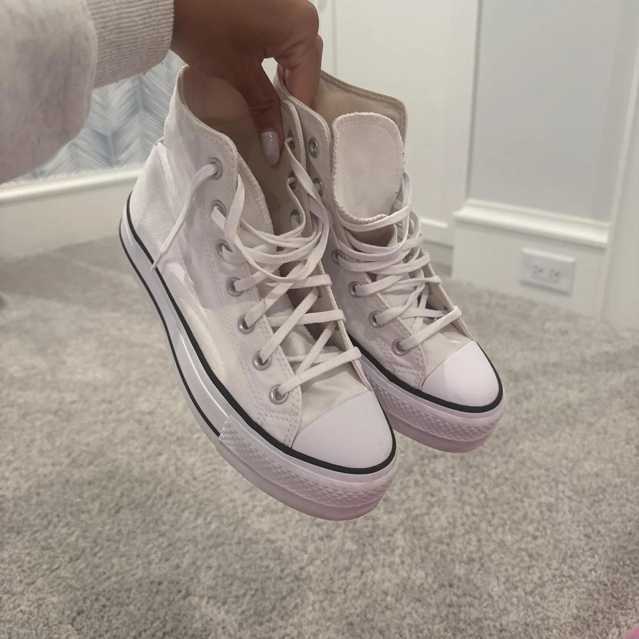 Converse Women's White Trainers