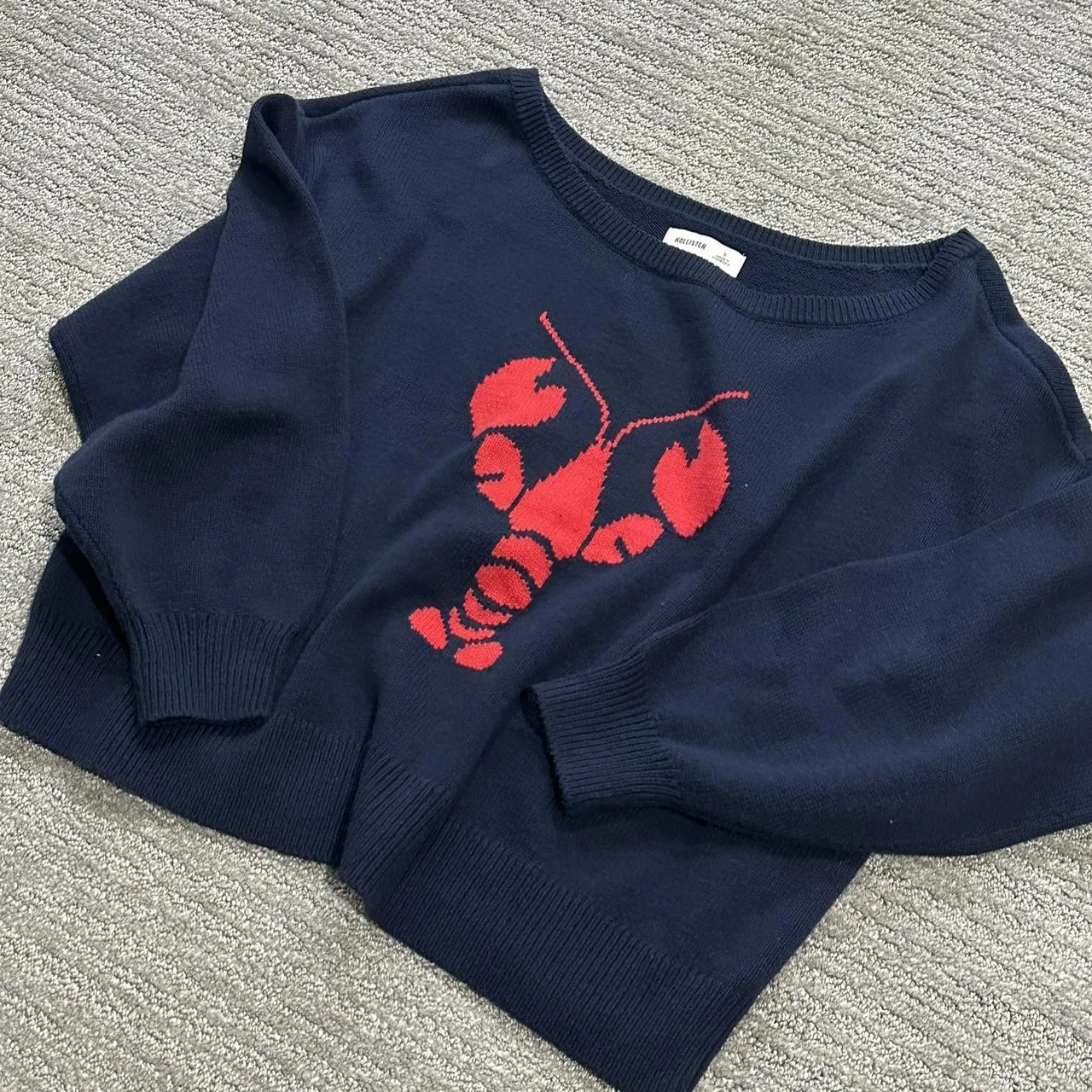 Hollister Co. Women's Navy and Blue Jumper - Image 2