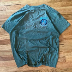 Men's Green and Khaki T-shirt