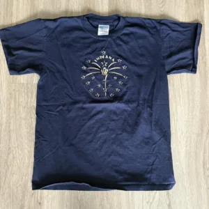 Men's Navy and Black T-shirt