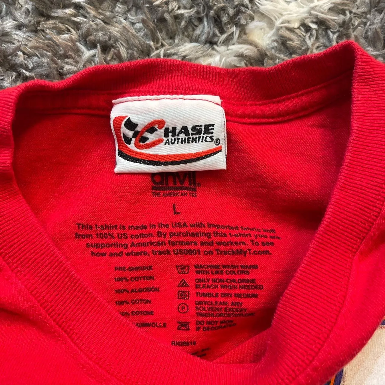 NASCAR Men's Red T-shirt - Image 4