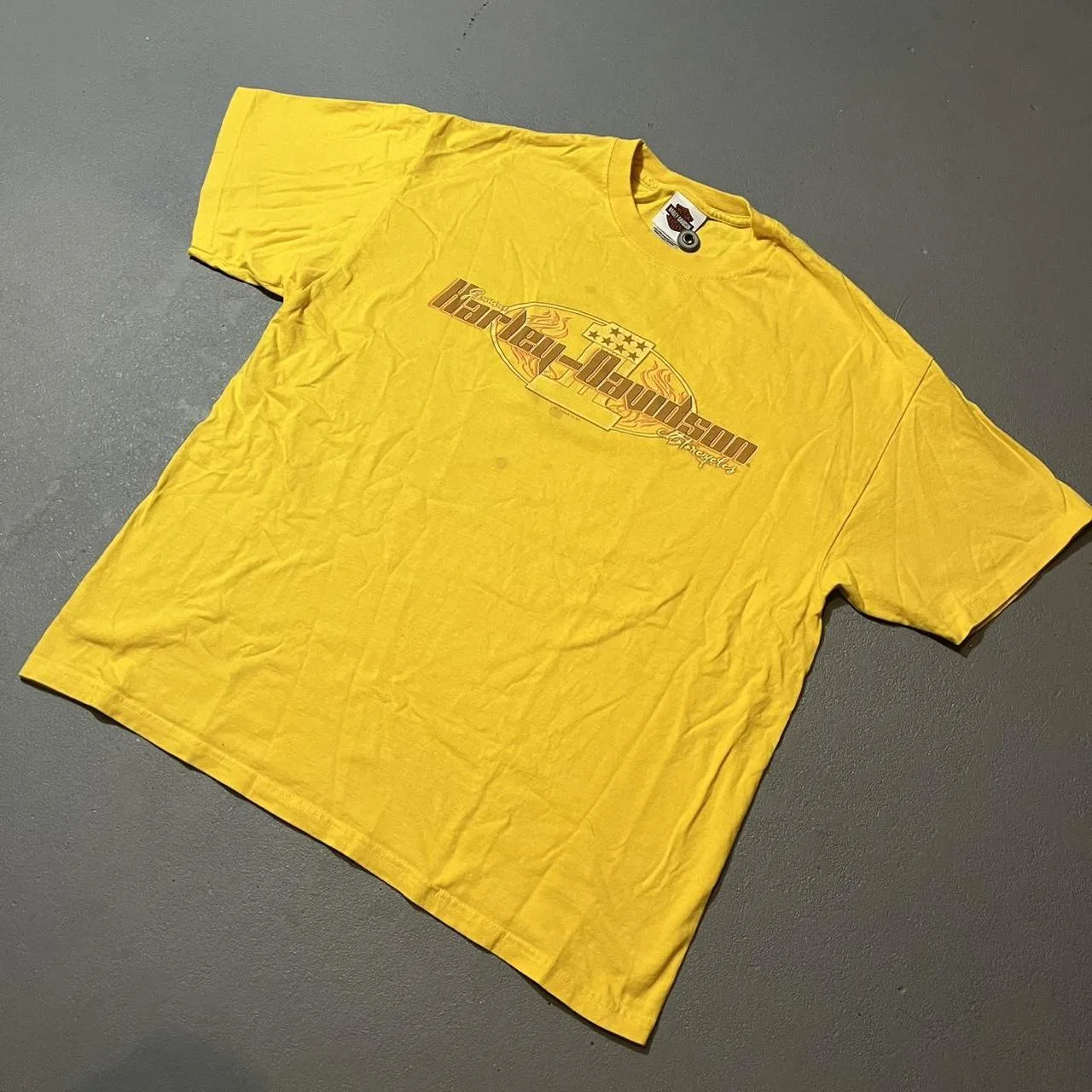 Men's Yellow and Black T-shirt