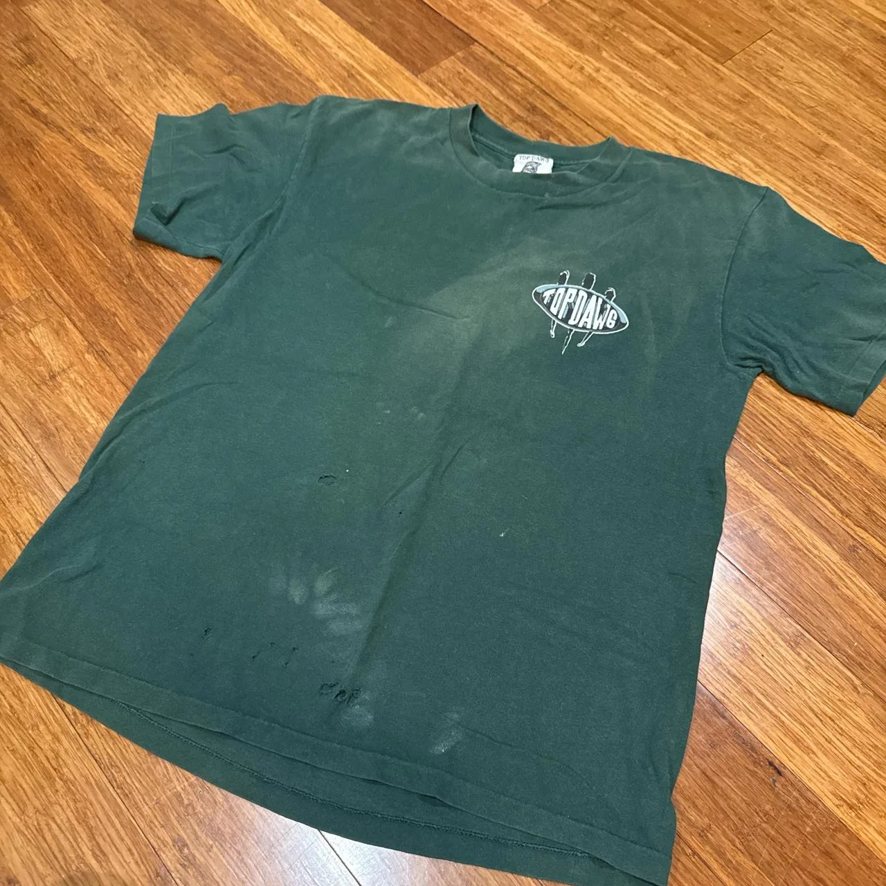Men's Green T-shirt - Image 2
