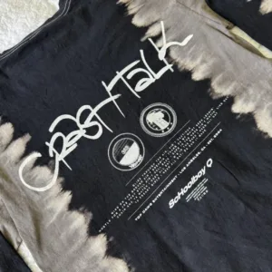 Men's Black and Grey T-shirt