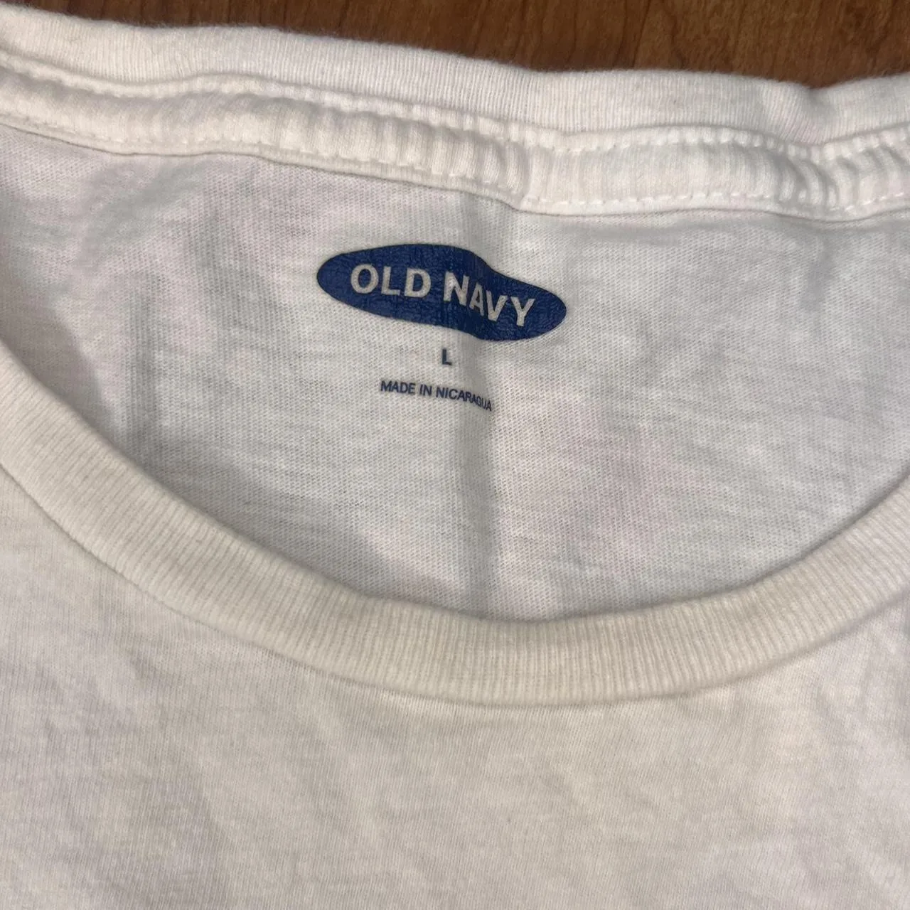 Old Navy Men's White and Cream T-shirt - Image 3