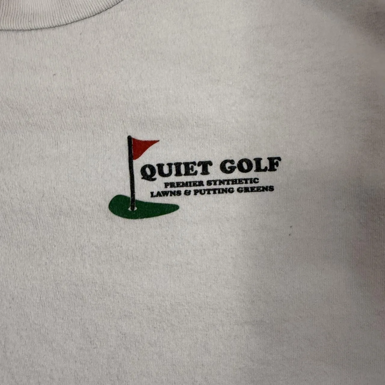 Men's White and Grey T-shirt - Image 2