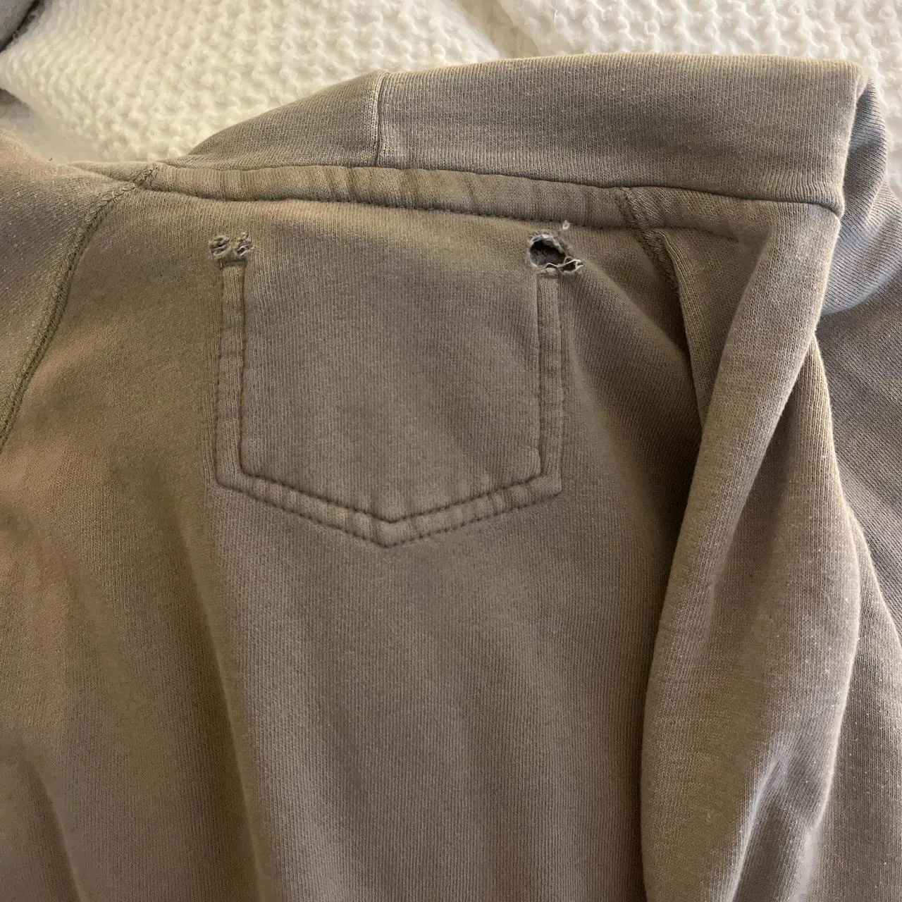 Quiksilver Men's Brown and Khaki Hoodie - Image 2