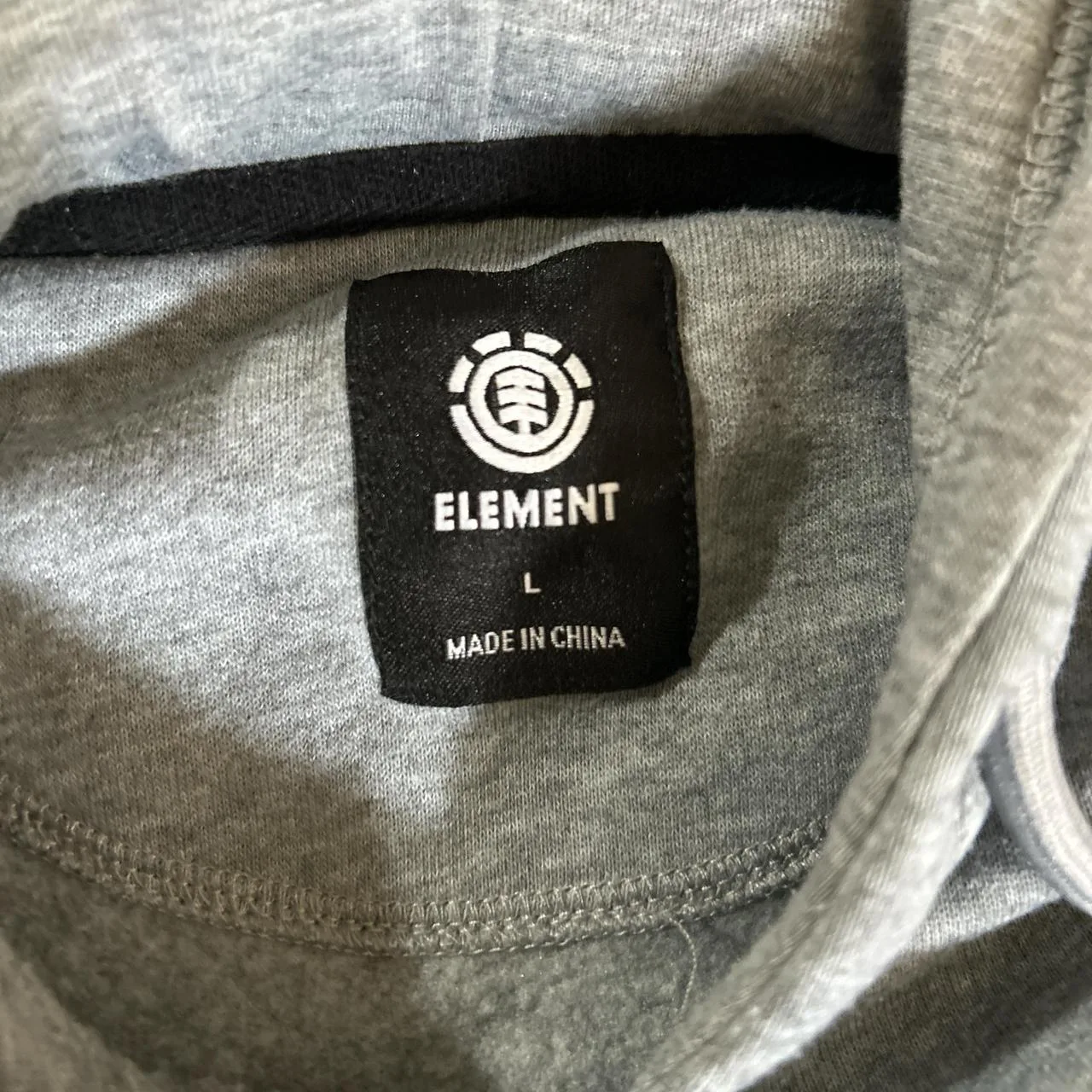Element Men's Grey Hoodie - Image 3
