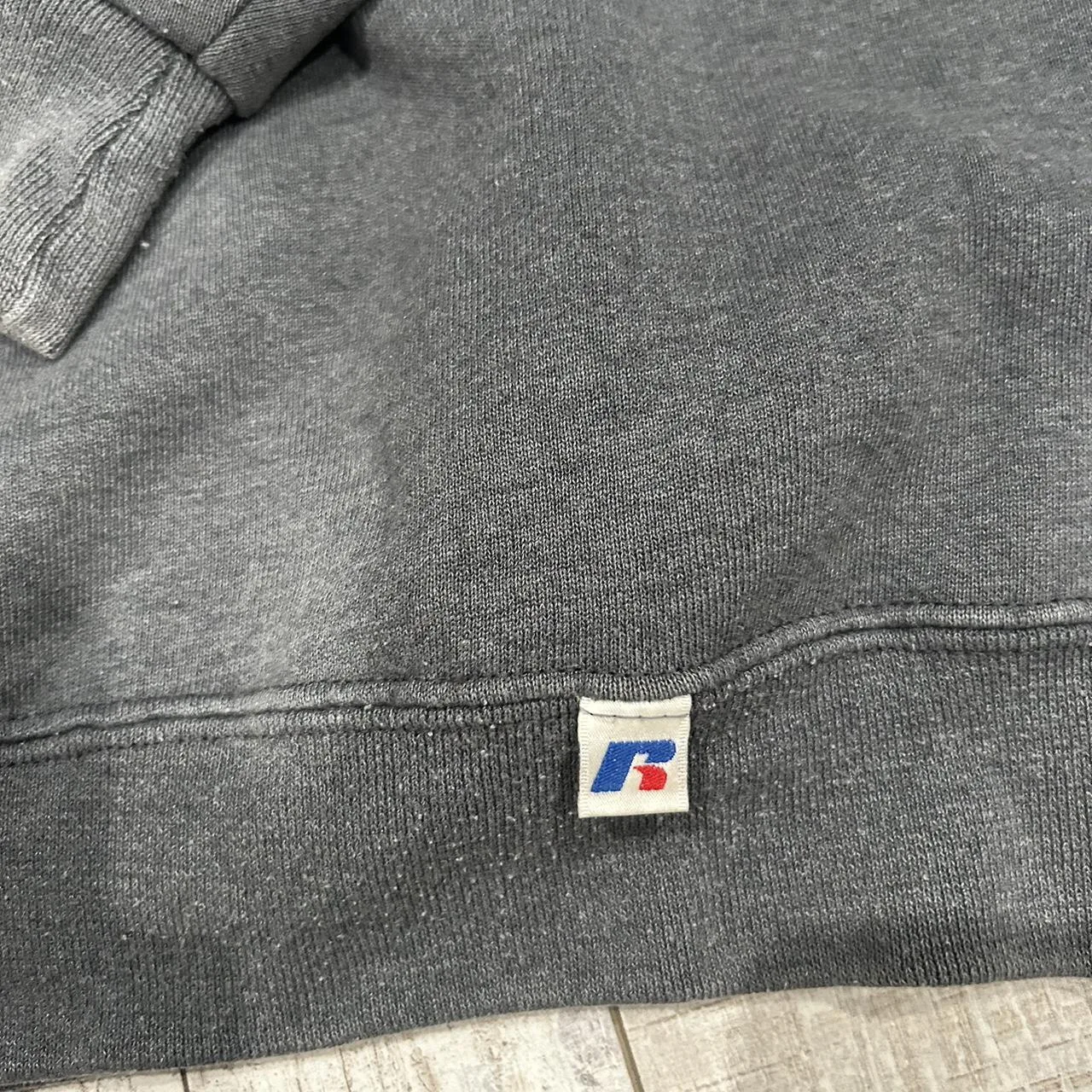 Russell Athletic Men's Grey Hoodie - Image 5