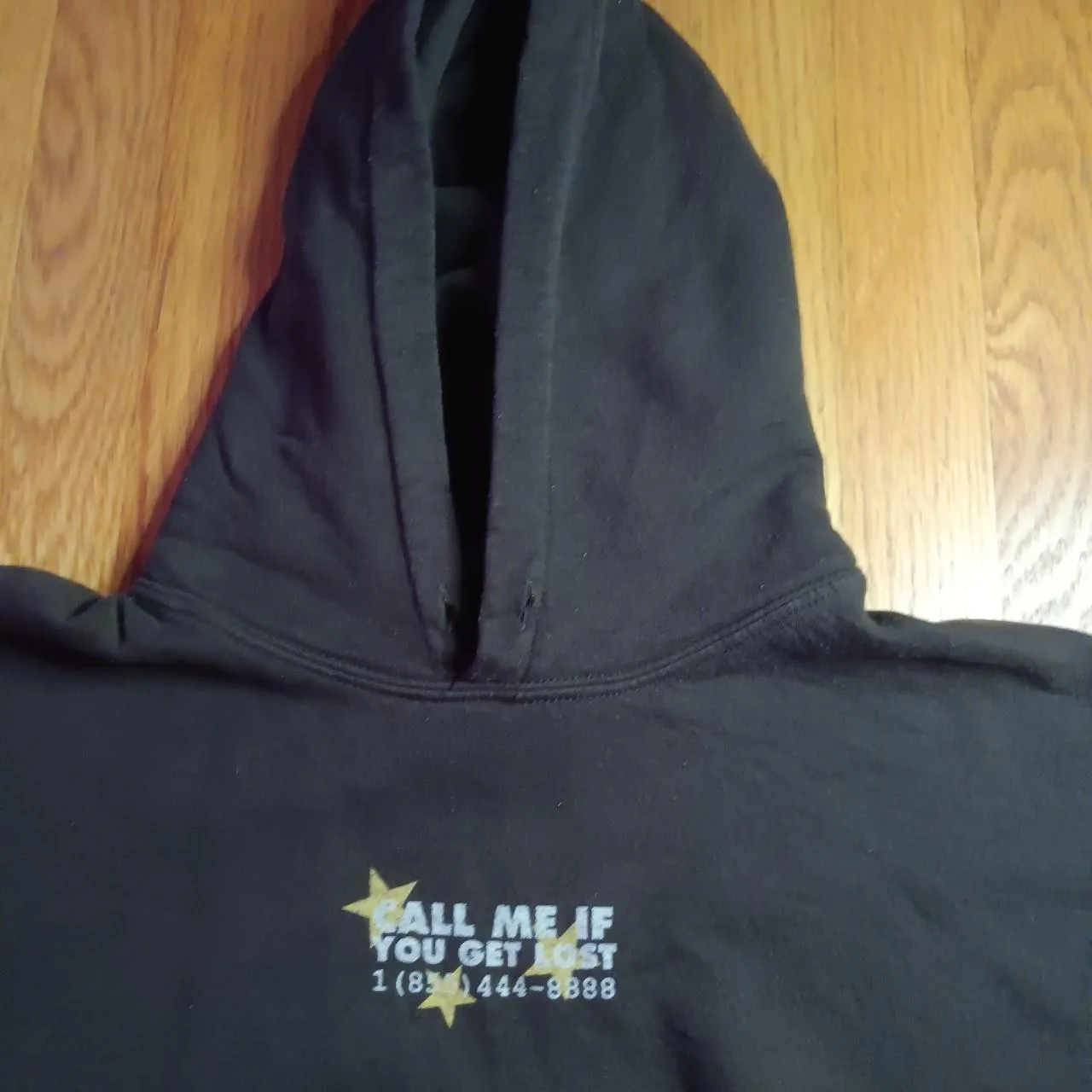 Gildan Men's White and Brown Hoodie