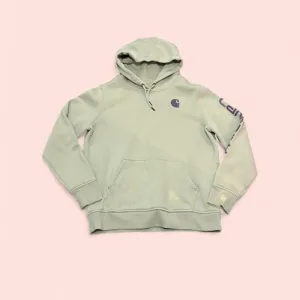 Carhartt Men's Green and Khaki Hoodie