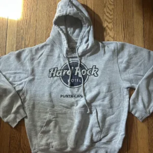 Hard Rock Cafe Men's Grey Hoodie