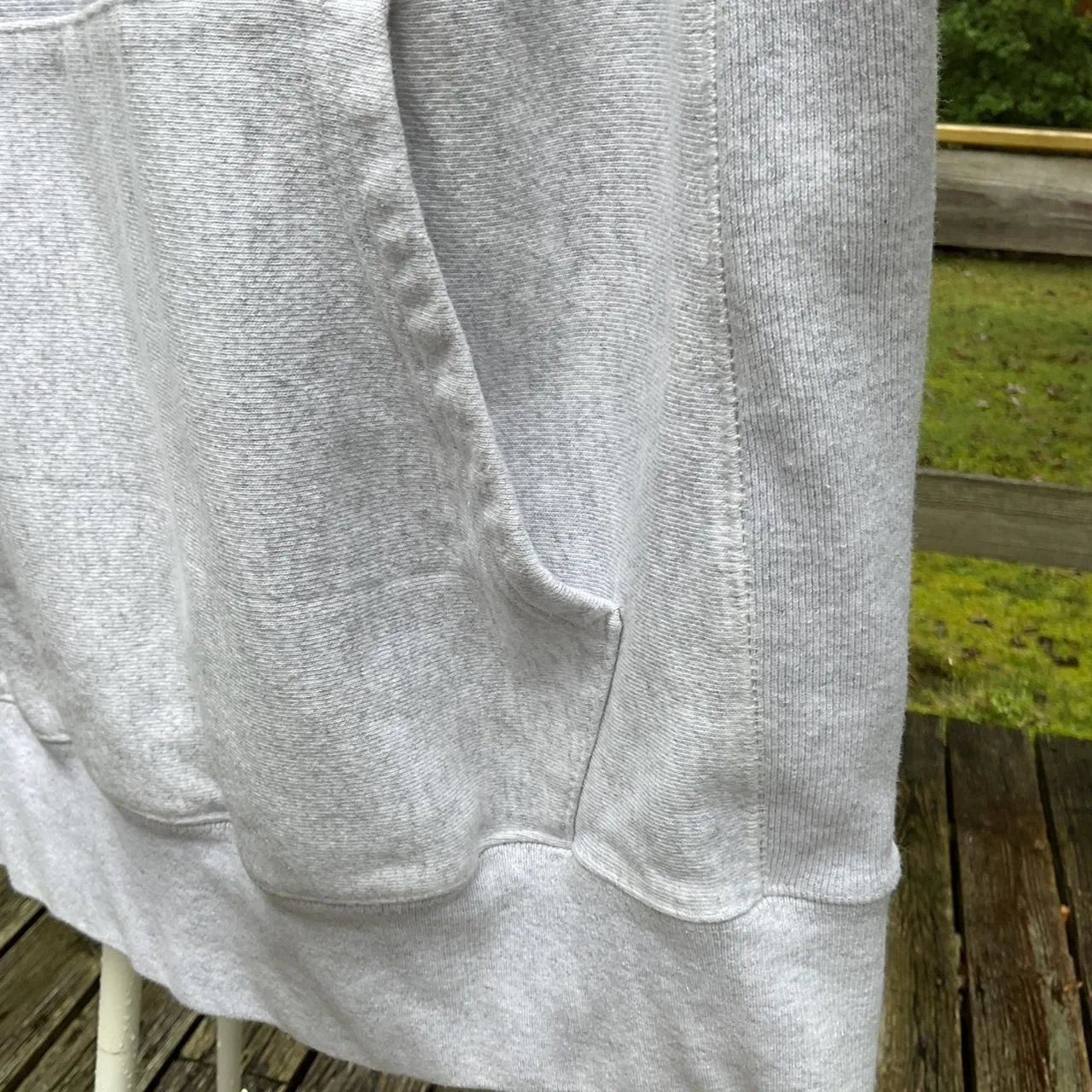 Champion Men's White and Grey Hoodie - Image 6