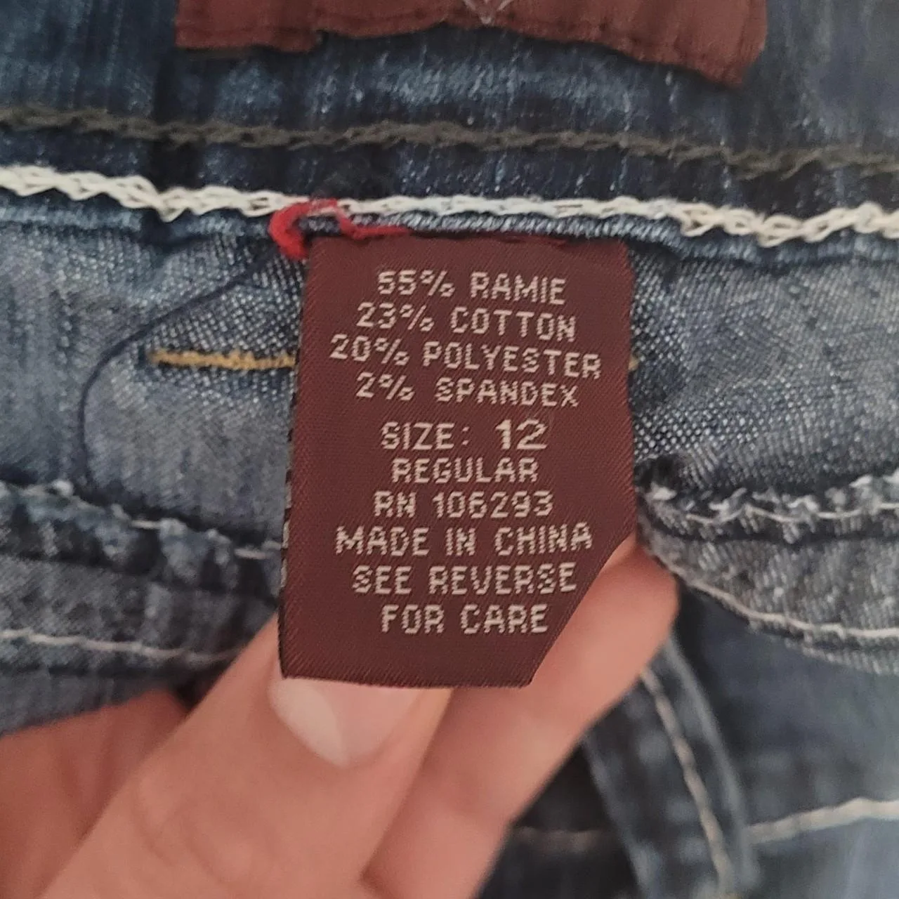 Angels Women's Blue and Navy Jeans