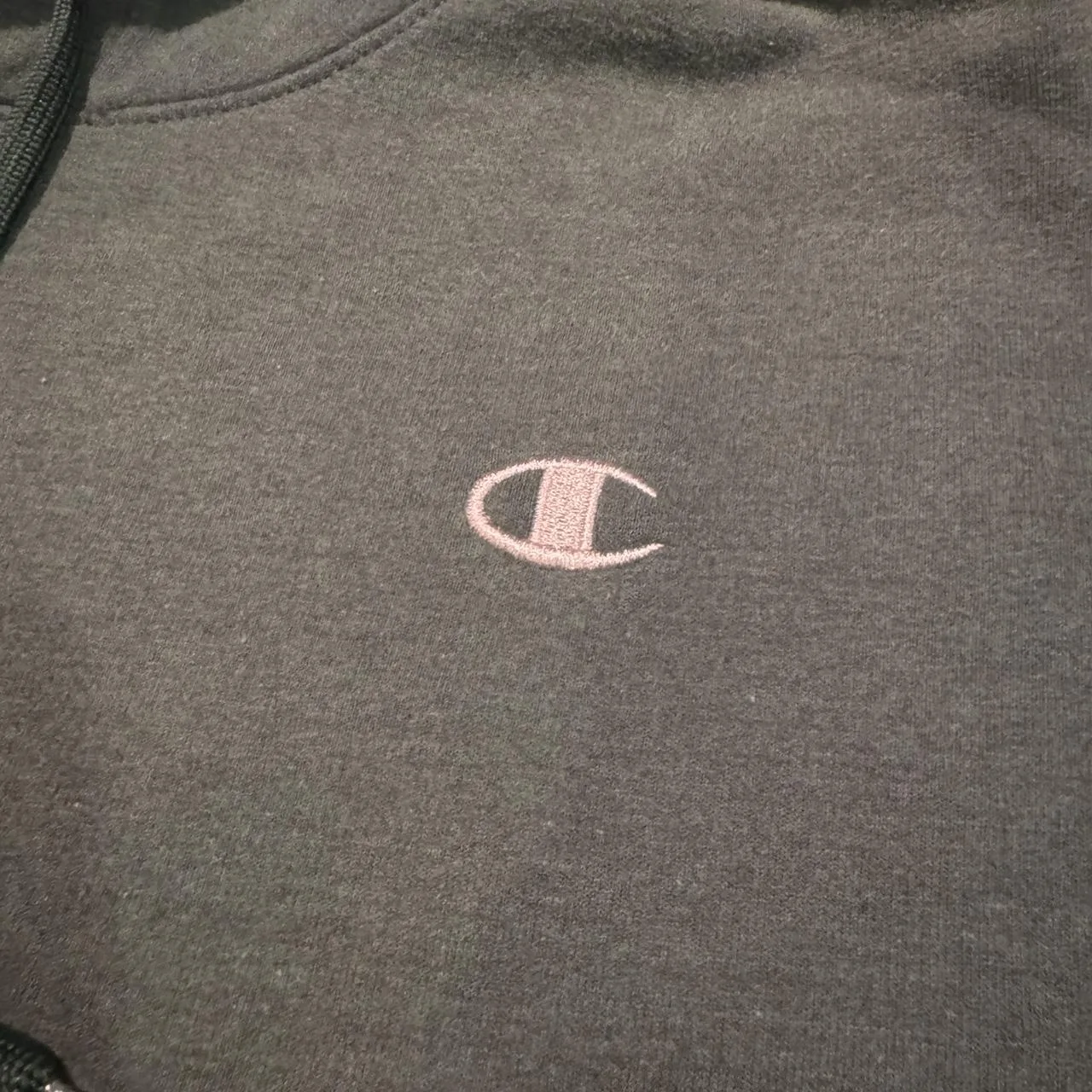 Champion Men's Green Hoodie - Image 2