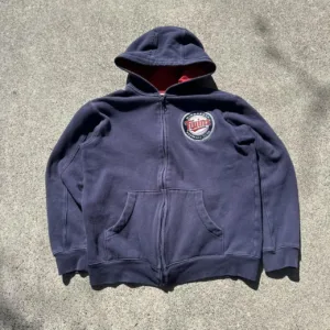 Twins Men's Navy Hoodie