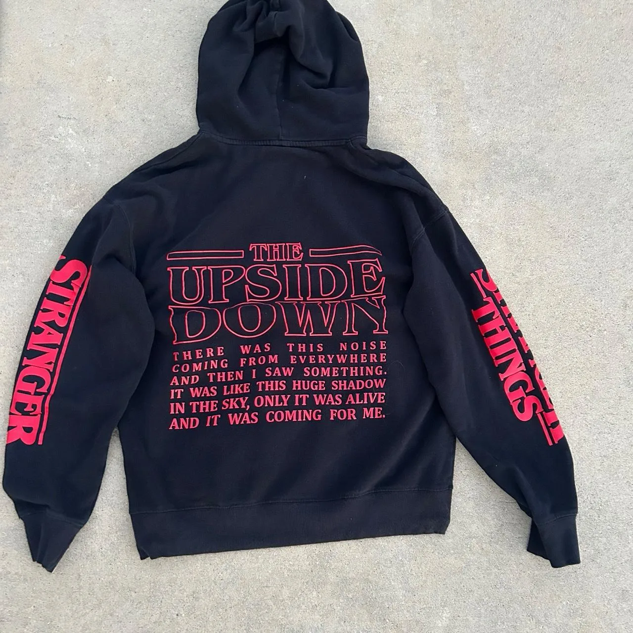 Men's Black Hoodie - Image 3