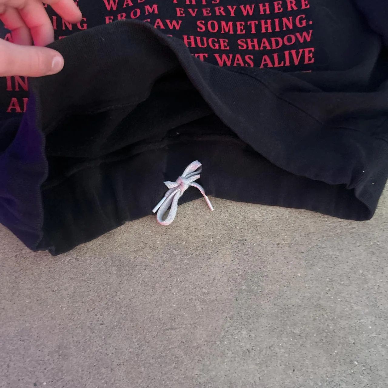 Men's Black Hoodie - Image 4