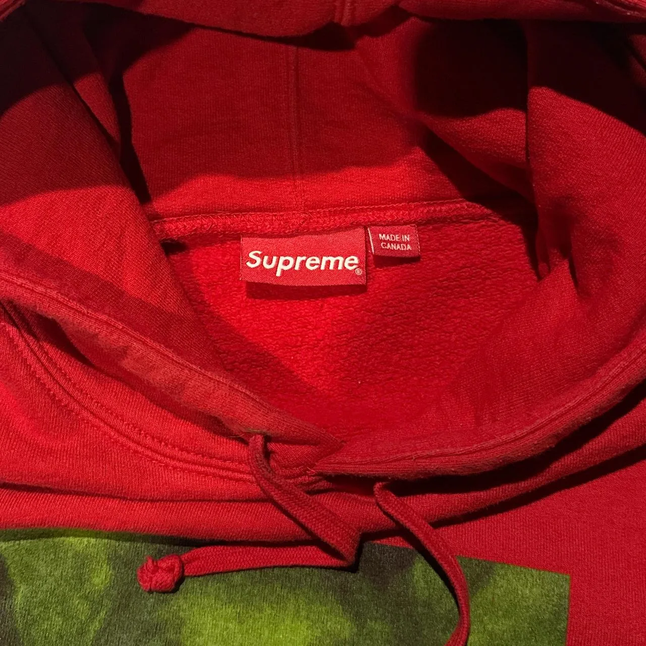 Supreme Men's Red Hoodie - Image 4