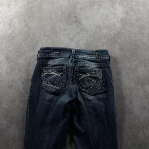 Silver Jeans Co. Women's Navy and Blue Jeans