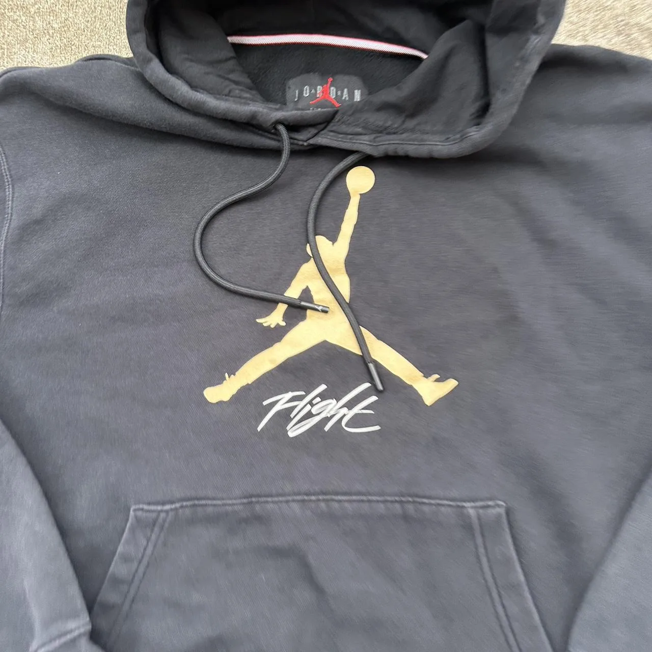 Jordan Men's Black Hoodie - Image 2