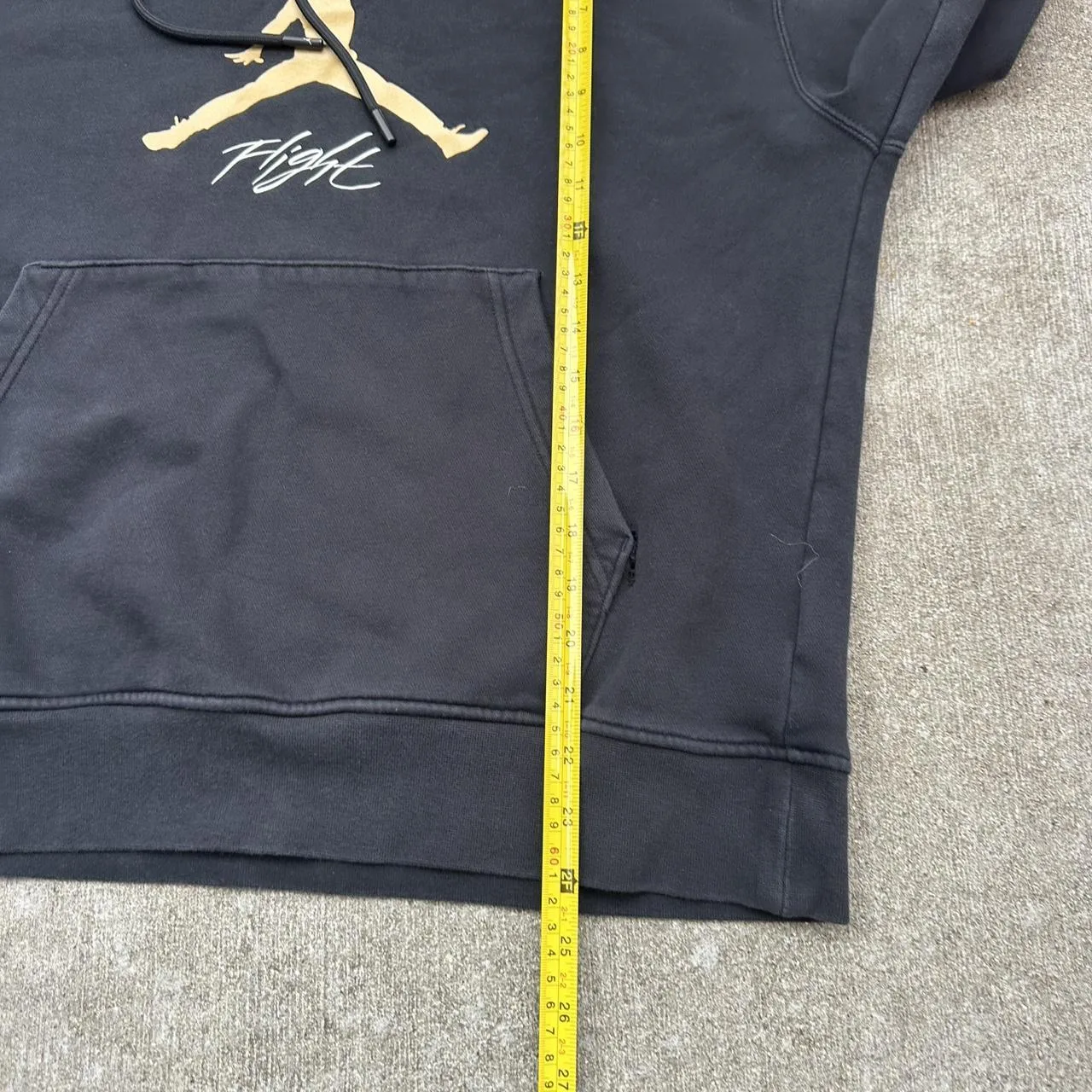 Jordan Men's Black Hoodie - Image 5