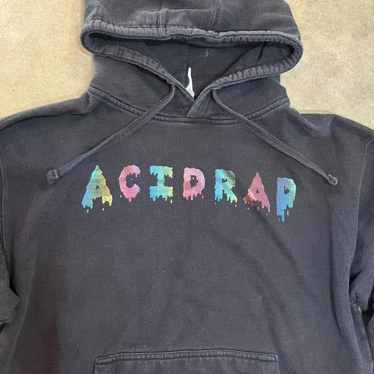 Men's Black Hoodie - Image 2