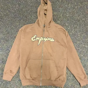 Empyre Men's Brown and Tan Hoodie
