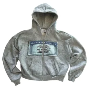 American Vintage Men's Grey Hoodie