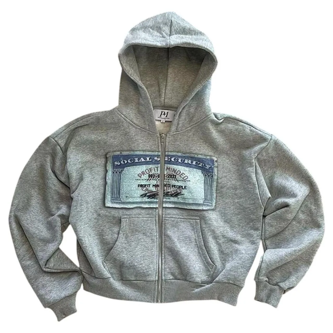 American Vintage Men's Grey Hoodie