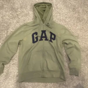 Gap Men's Green and Khaki Hoodie