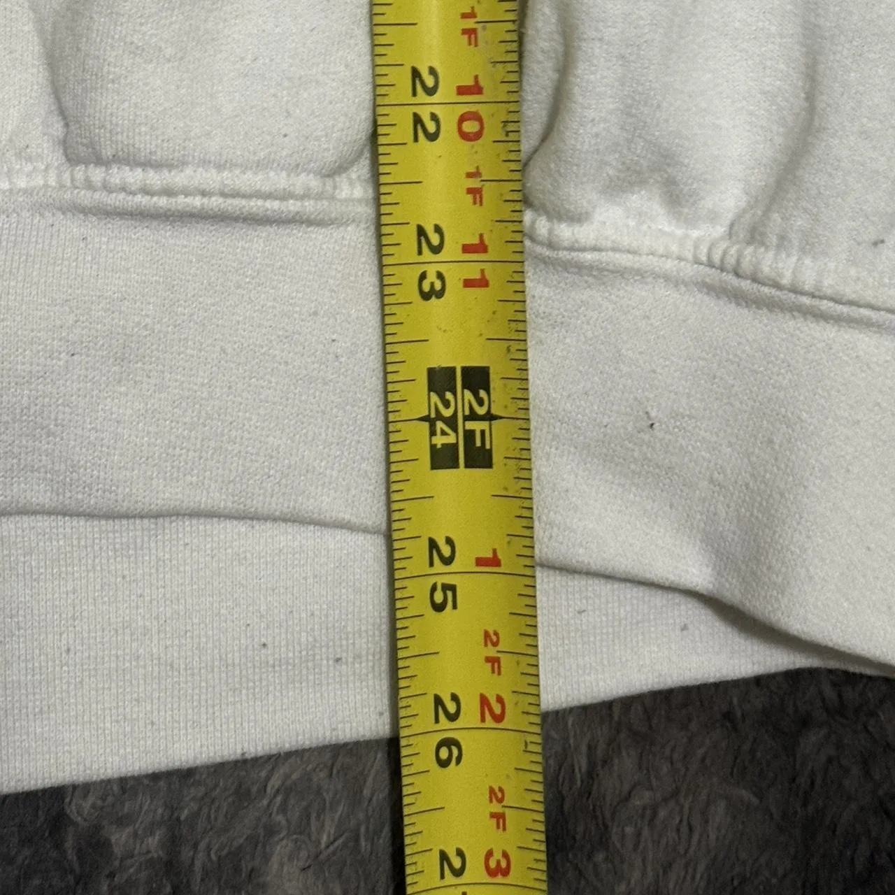 NASA Men's White and Cream Hoodie - Image 4