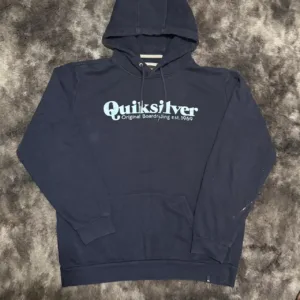 Quiksilver Men's Navy and Blue Hoodie