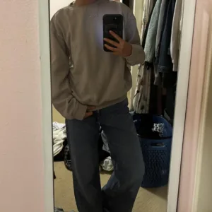 H&M Men's Grey and Brown Jumper