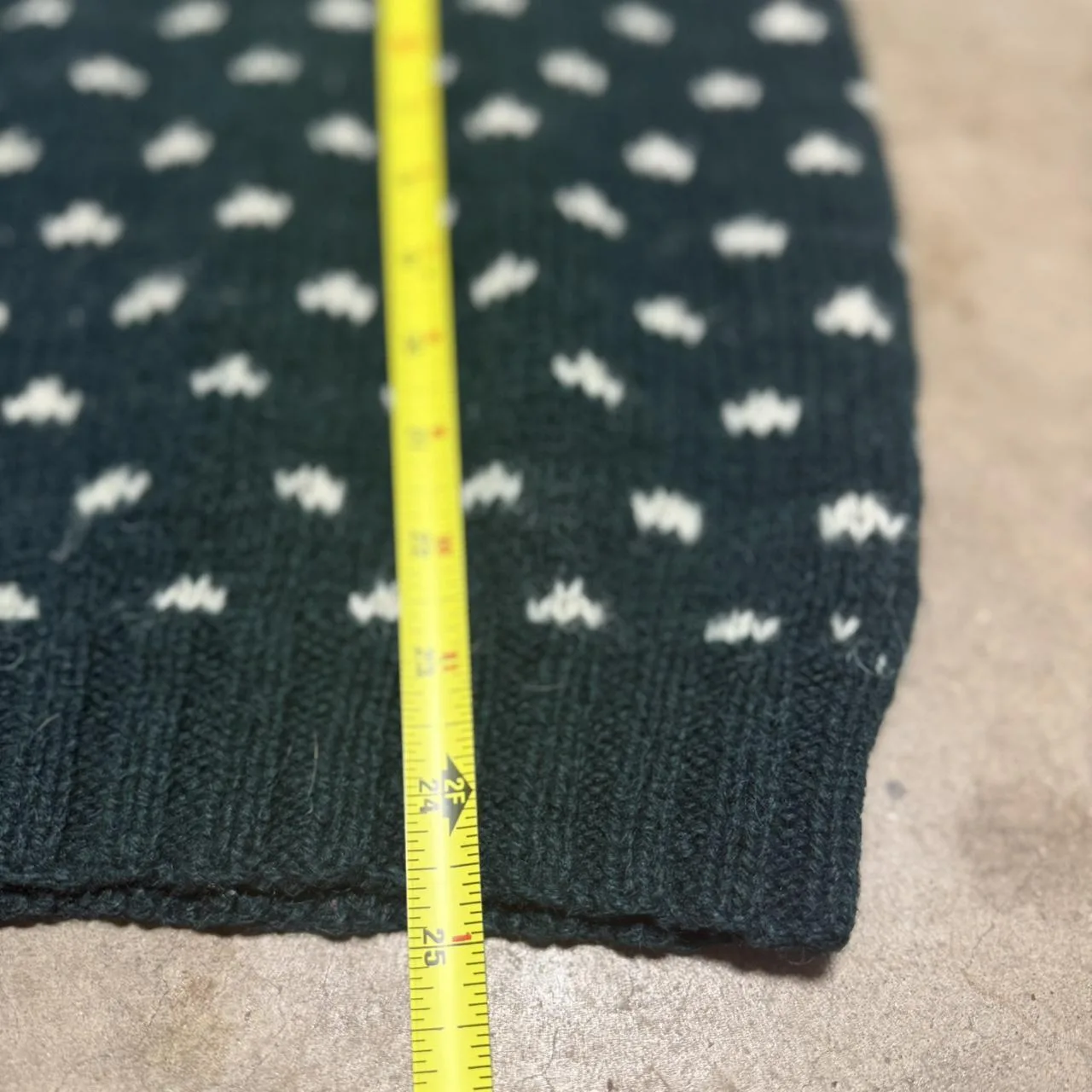 Polo Ralph Lauren Men's Green and White Jumper - Image 5