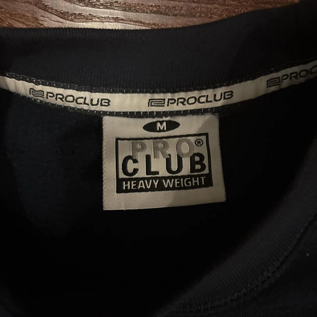 Pro Club Men's Black and Navy Jumper - Image 3